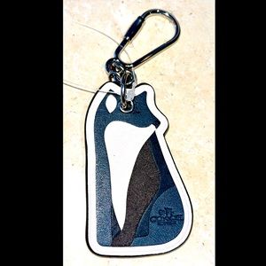 Coach Grey Fox Keychain